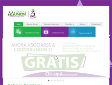 Tablet Screenshot of cootraunion.com